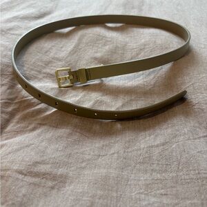 Nordstrom Taupe Leather Women's Belt